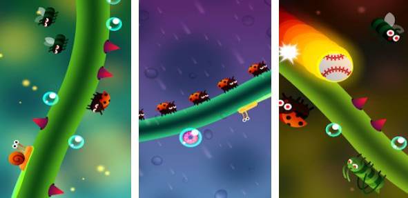 Gameplay screenshot from snail ride for Android