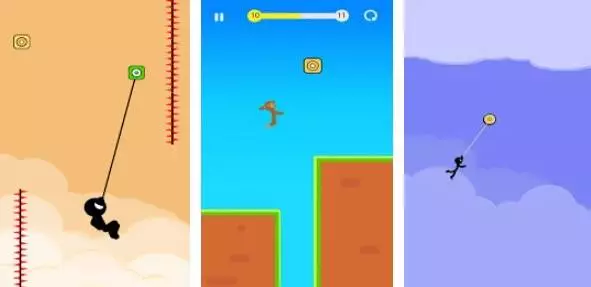 Gameplay screenshot from swing star for Android
