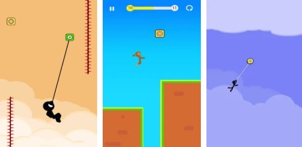 Gameplay screenshot from swing star for Android