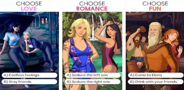 Gameplay screenshot from stories your choice is matter for Android