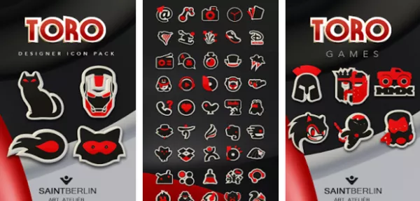 Gameplay screenshot from toro icon pack for Android