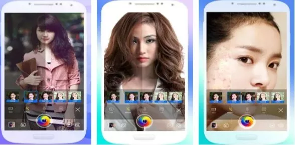 Gameplay screenshot from selfie camera pro for Android