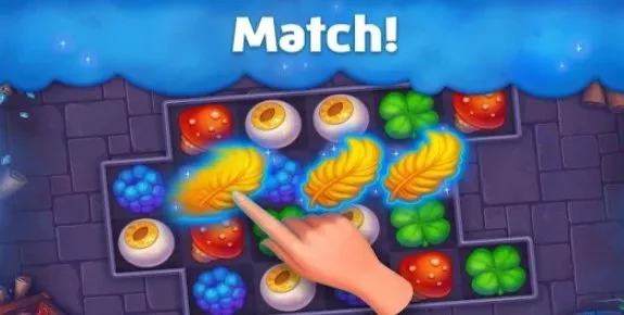 Gameplay screenshot from spellmind magic match for Android