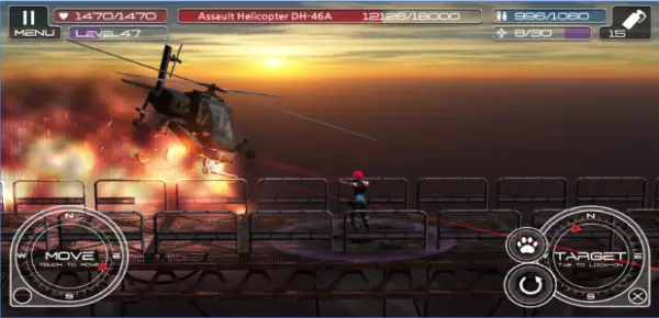 Gameplay screenshot from the silverbullet for Android