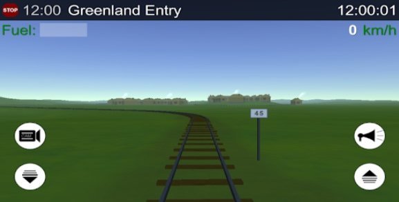 Gameplay screenshot from simple train for Android