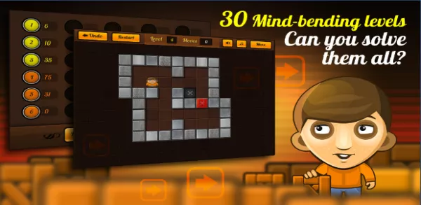 Gameplay screenshot from sokoboom for Android