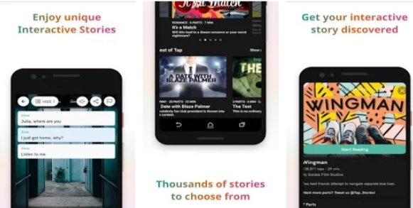 Gameplay screenshot from tap by wattpad interactive story community for Android