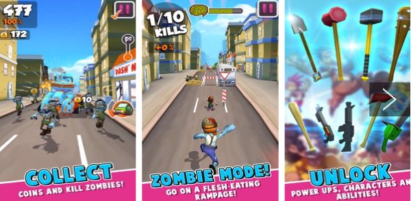 Gameplay screenshot from Undead City Run for Android