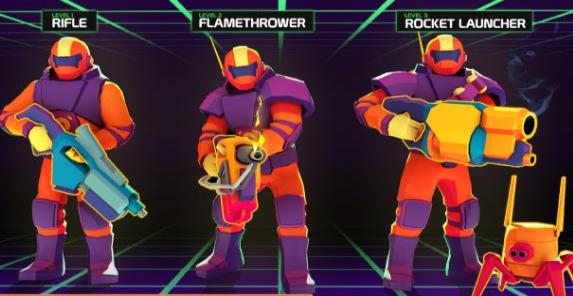 Gameplay screenshot from space pioneer shoot build and rrule the galaxy for Android