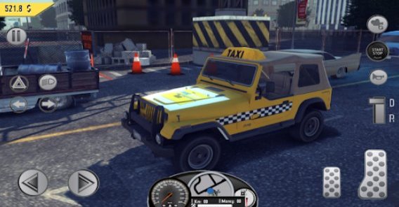Gameplay screenshot from taxi driver 2019 for Android
