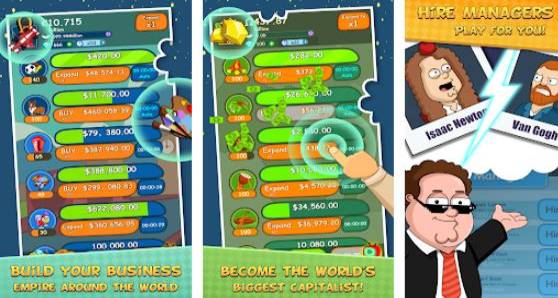 Gameplay screenshot from the big capitalist for Android