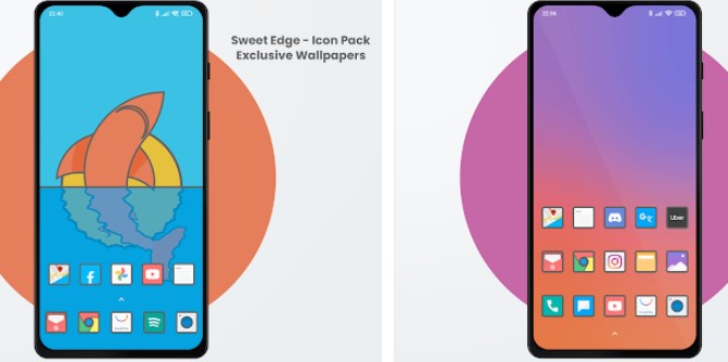 пакет значков Sweet Edge MOD APK Android