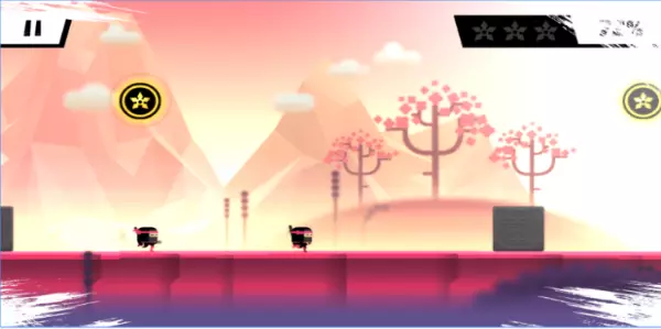 Gameplay screenshot from the last ninja twins for Android