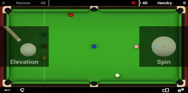 Gameplay screenshot from total snooker classic for Android