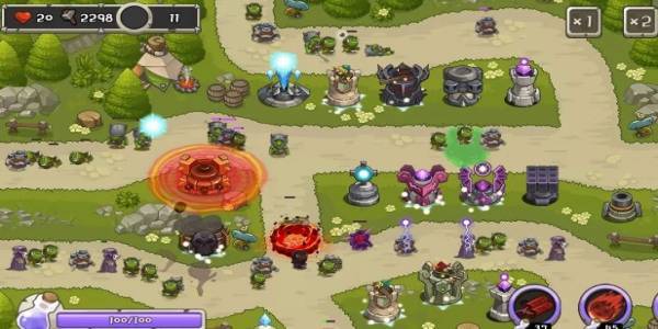 Gameplay screenshot from tower defense king for Android