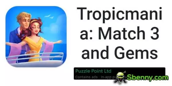 tropicmania match 3 and gems