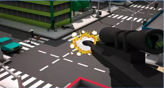 Gameplay screenshot from stickman assassin 18 for Android