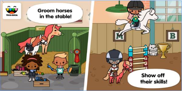 Gameplay screenshot from toca life stable for Android