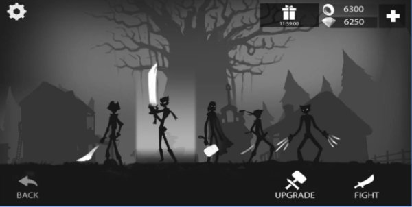 Gameplay screenshot from stickman run shadow adventure for Android