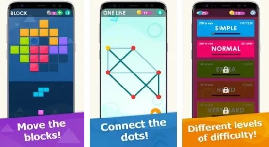 Gameplay screenshot from smart puzzles the best collection of puzzles for Android