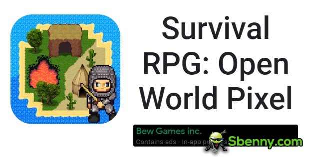 pixel del mondo aperto di gioco di ruolo di sopravvivenza