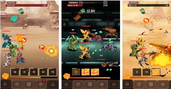 Gameplay screenshot from transformers arena rpg heroes for Android