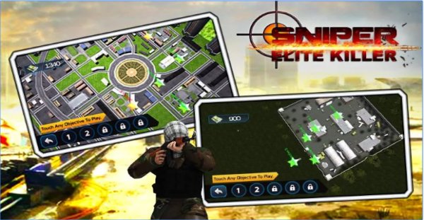 Gameplay screenshot from sniper elite killer for Android