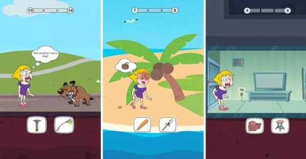 Gameplay screenshot from Save the Girl for Android