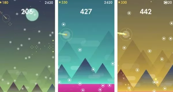 Gameplay screenshot from star bounce for Android
