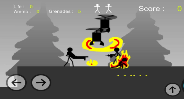 Gameplay screenshot from stickman gun metal solider Slug for Android