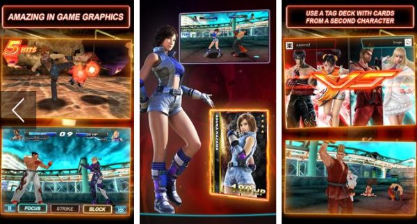 Gameplay screenshot from tekken card tournament ccg for Android
