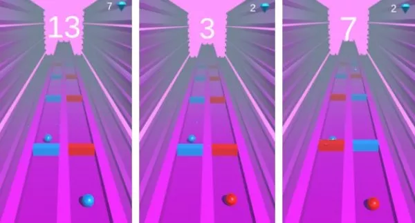 Gameplay screenshot from twin dodge for Android