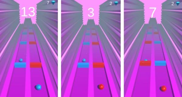 Gameplay screenshot from twin dodge for Android