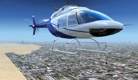 Gameplay screenshot from simcopter helicopter simulator hd for Android