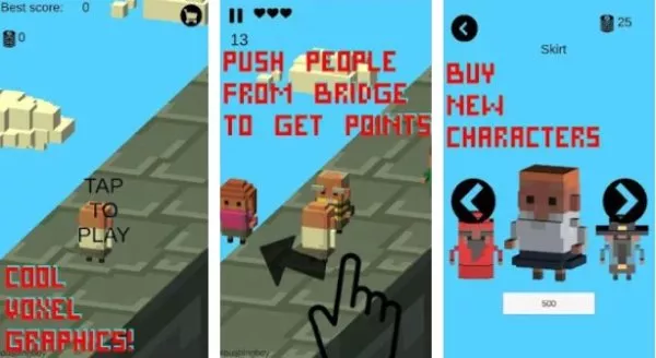Gameplay screenshot from the most expensive runner game that no one buys for Android