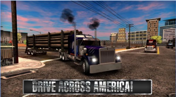 Gameplay screenshot from truck simulator usa for Android