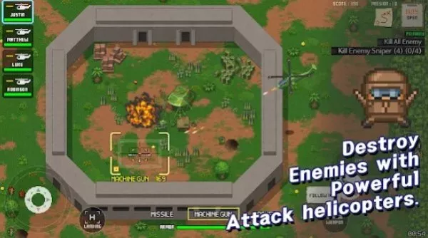 Gameplay screenshot from team six armored troops for Android