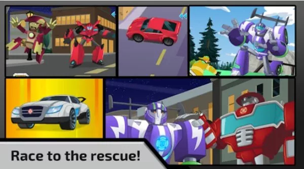 Gameplay screenshot from transformers rescue bots need for speed for Android