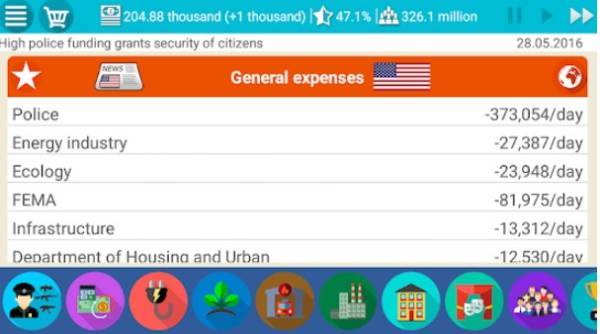 Gameplay screenshot from usa simulator 2 for Android