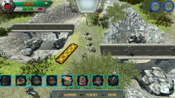 Gameplay screenshot from td decisive battle for Android