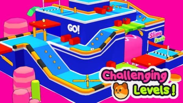 Gameplay screenshot from super slime rush for Android