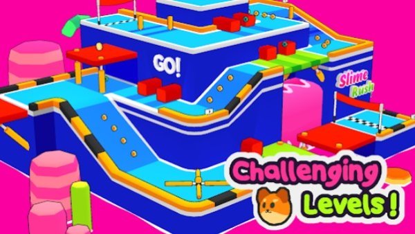 Gameplay screenshot from super slime rush for Android
