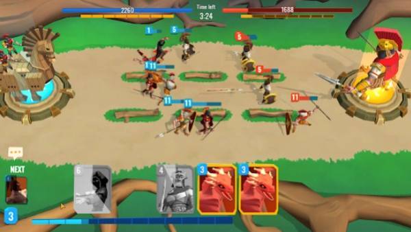 Gameplay screenshot from trojan war 2 castle crush epic battle of troy for Android
