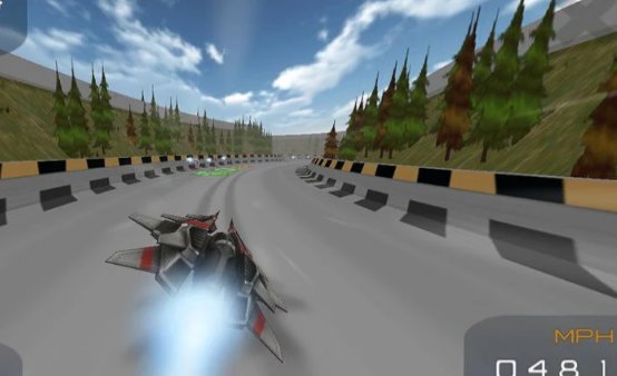 Gameplay screenshot from turbofly hd for Android