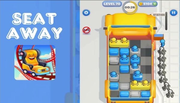 Gameplay screenshot from Seat Away for Android