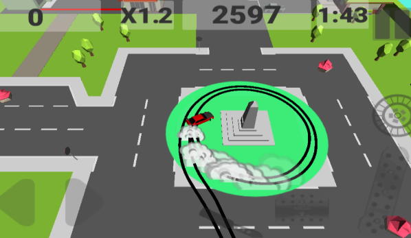 Gameplay screenshot from toony drift for Android