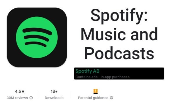 Spotify музыка и подкасты