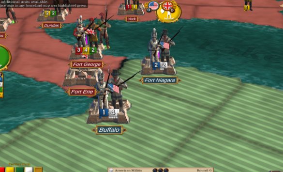 Gameplay screenshot from 1812 the invasion of canada for Android