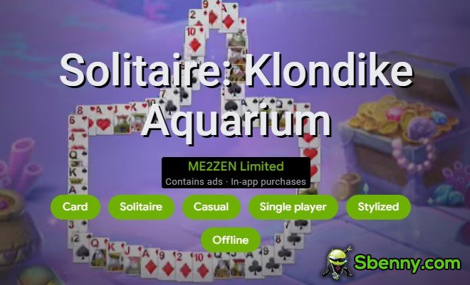 Solitär-Klondike-Aquarium