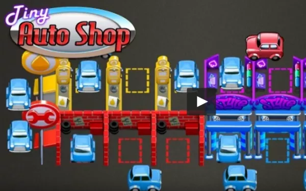 tiny auto shop car wash game